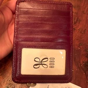 Hobo leather card case